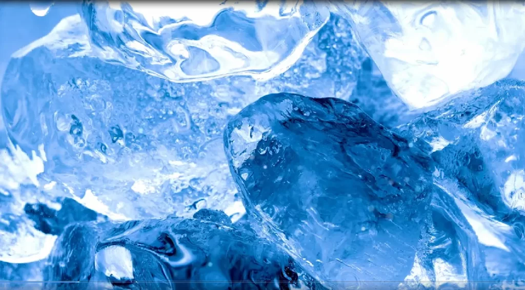 氷の世界の映像