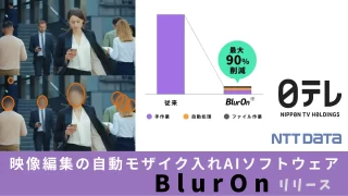 日本テレビ、映像編集の自動モザイク入れAIソフトウェア「BlurOn」をリリース