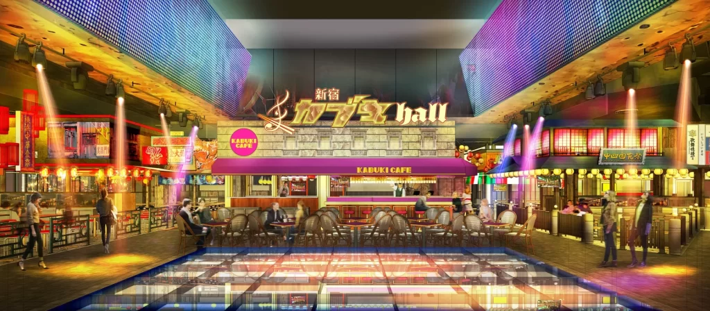 「新宿カブキhall～歌舞伎横丁」　ステージからのイメージ